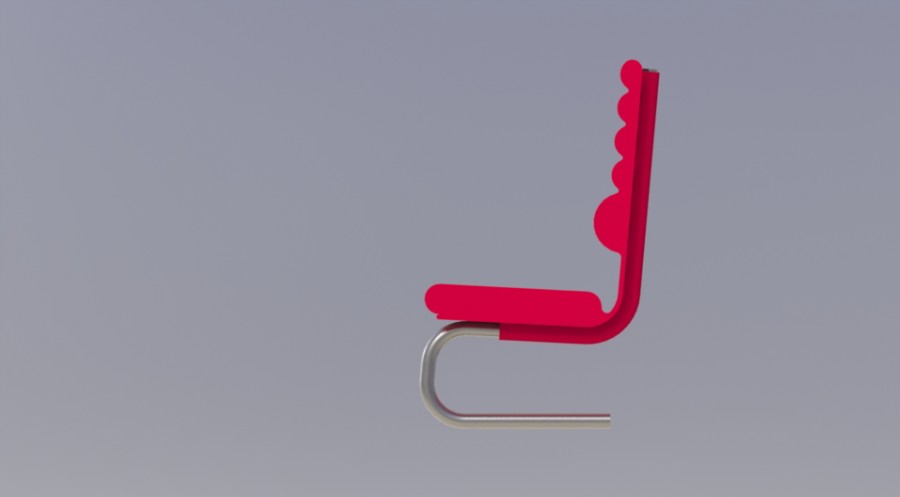 chaise-ergonomique-1-rouge-inox-cote